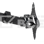 Кронштейн для мониторов Arm Media LCD-T04 черный 15'-28' макс.14кг настольный поворот и наклон верт.перемещ., фото4