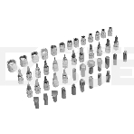 Набор инструментов Сибртех 13388 1/2', 1/4', пластиковый кейс, 94 предмета, фото4