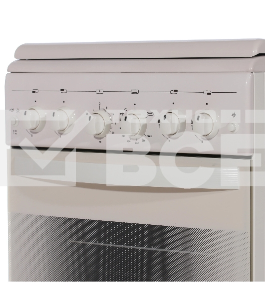 Плита газовая Gefest ПГ 5100-02 0167 бежевый, конфорок 4 шт, духовка 52 л, 50 см x 85 см x 58.5 см