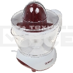 Соковыжималка Scarlett SC-JE50C06 белый/коричневый, цитрусовая, 25 Вт, 700 мл, механическое, фото 1