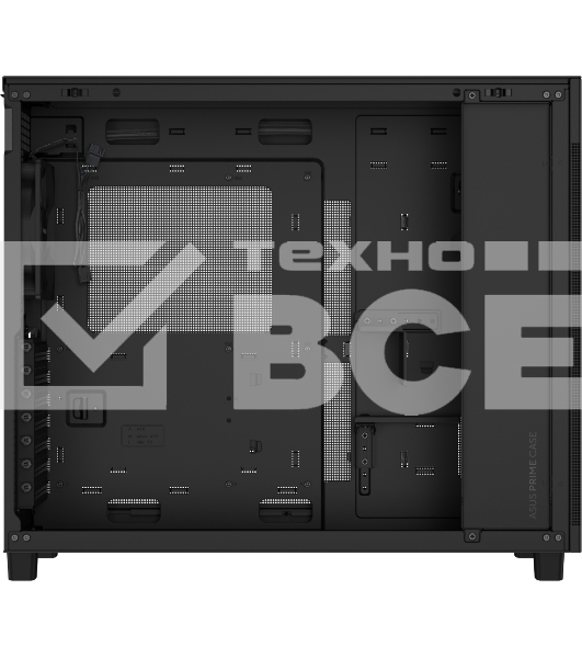 Корпус ASUS Prime AP303 TG, Midi-Tower, чёрный, 1 x 120 мм