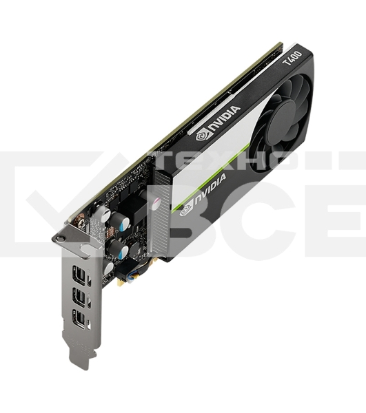 Видеокарта NVIDIA Quadro T400 Graphics Cards with accessories (cable + bracket), 4GB, Bulk Packing