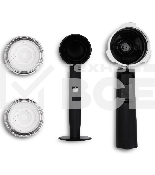 Кофеварка рожковая Vitek VT-1523(MC) черный/серебристый, исп. кофе - молотый, 1.5 л, 850 Вт, 15 Бар.