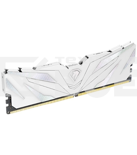 Оперативная память NETAC Shadow II, DDR5, 32GB (2x16 GB), 4800 MHz, CL40, радиатор, белый