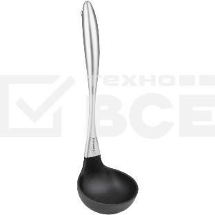 Половник Rondell Modern RD-1743, черный/серебристый
