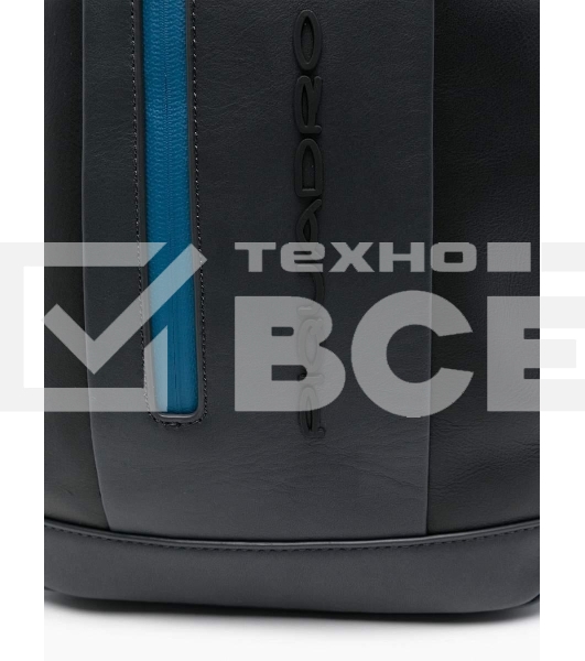 Рюкзак слинг мужской Piquadro Urban CA6540UB00/NGR, кожа, черный/серый