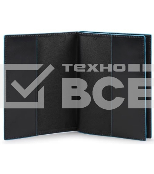Обложка для документов Piquadro Blue Square PP5246B2R/N черный натур.кожа