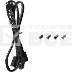 Вентилятор для корпуса DEEPCOOL FD14 ARGB черный, 140 мм, 1650 об/мин, 25.2 дБ, 4 pin, фото3