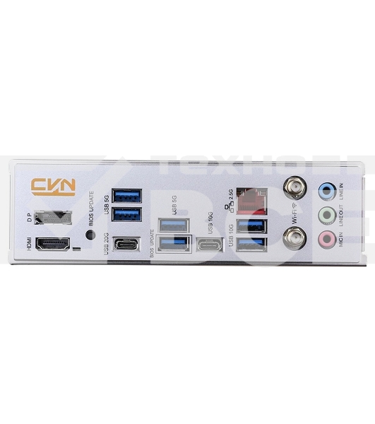 Материнская плата Colorful CVN Z890M GAMING FROZEN V20, LGA 1851, Intel Z890, 4xDDR5, 5xM.2, 4xSATA, 2xPCIe 5.0 x16, 1xPCIe 4.0 x4, 1xHDMI, 1xDP, 1x 2.5Gb LAN, 4xUSB-A 3.2 Gen 1, 2xUSB-A 3.2 Gen 2, 1xUSB-C 3.2 Gen 2, 1xUSB-C 3.2 Gen 2x2, 3x3.5 мм, 5.1, M-