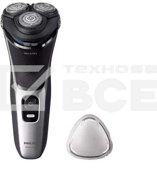 Электробритва Philips S3143/00 черный/серебристый