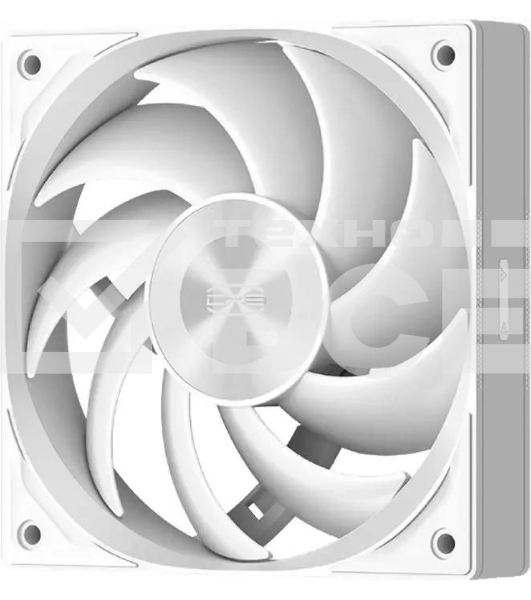 Вентилятор для корпуса PCCooler F5 R120 белый, 120 мм, 2200 об/мин, 32 дБ, 4 pin