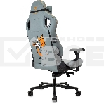 Кресло игровое Knight Craft Dragon серый эко.кожа крестов. металл, фото11