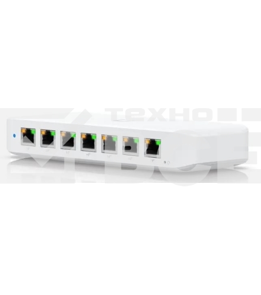 Коммутатор Ubiquiti UniFi Switch Ultra 60W PoE-коммутатор, 8х 1G RJ45, раздача 52 Вт