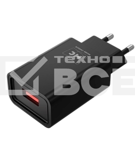 Сетевое зарядное устройство MORE CHOICE (4620202555687) NC07i СЗУ 1USB 2.0A, черный