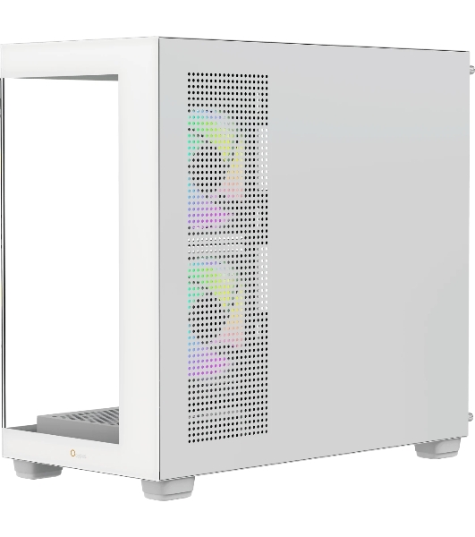 Компьютерный корпус Case Ocypus Gaммa C52 WH ARGB mATX/win/white/3 ARGB fans/no PSU/Tempered Glass