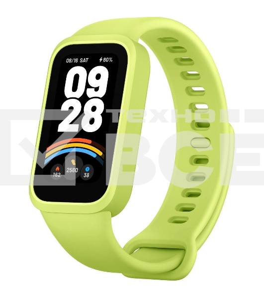 Фитнес-браслет Xiaomi Smart Band 9 Active TFT корп.:зеленый рем.:зеленый (BHR08L1GL)