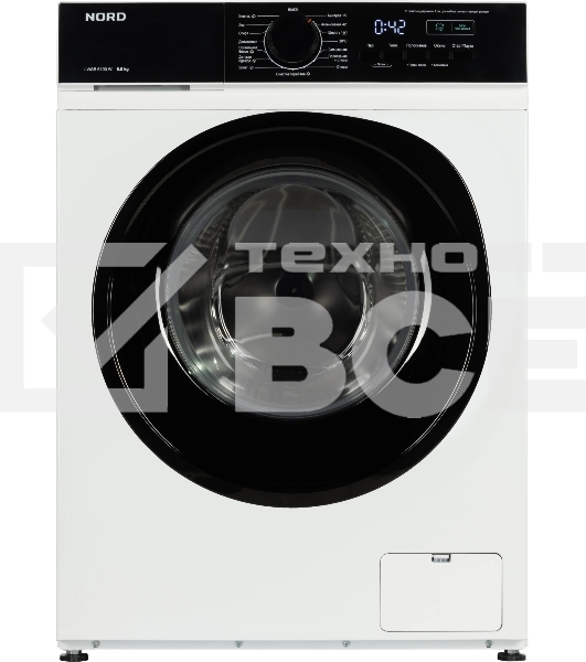 Стиральная машина NORD i-WSB 6100 W белый, загрузка фронтальная 6 кг, 1000 об/мин, класс: А+++