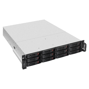 Серверный корпус ExeGate Pro 2U550-HS12 (RM 19', высота 2U, глубина 550, Redundant БП 2x550W, 12xHotSwap, USB)