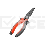 Длинногубцы Matrix black nickel 180 мм, изогнутые, двухкомпонентные рукоятки, фото6