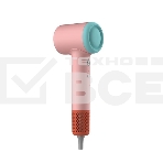 Фен Deerma DEM-CF51W розовый/бирюзовый, 1400 Вт, компактный, ионизация, фото4