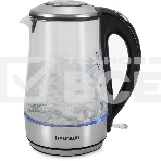 Чайник электрический Hyundai HYK-G8406 1.7л. 2200Вт прозрачный/черный (корпус: нержавеющая сталь), фото6