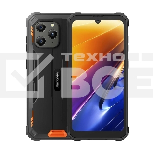 Смартфон Blackview BV5300 Plus, 8/128Gb, черный/оранжевый
