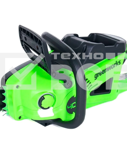 Цепная пила аккумуляторная GreenWorks GD40CS20Xk4, 40V, 40 см, 2000 Вт, бесщеточная,  c 1хАКБ 4 Ач И ЗУ (2008807UB)