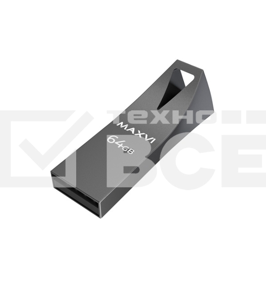 Флеш диск Maxvi MK2 64GB USB 2.0 dark grey