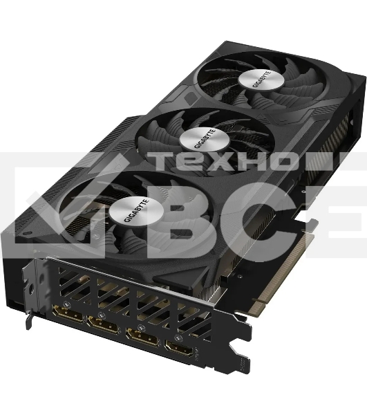 Видеокарта Gigabyte GV-N407SWF3OC-12GD PCIE16 RTX4070 SUPER 12GB  GDDR6X 192bit 3xDP HDMI 3FAN