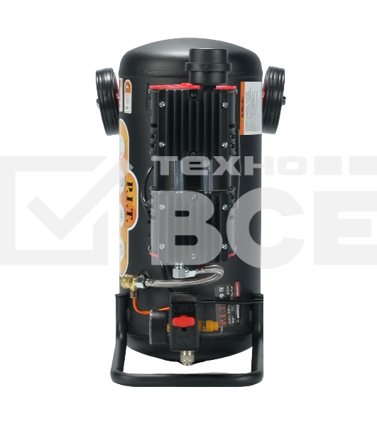 Компрессор поршневой P.I.T. PAC24-C1 безмасляный 110л/мин 24л 600Вт черный/красный