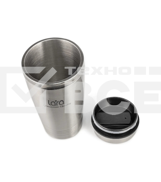 Термокружка LARA LR04-35 0,5 л, высота 18 см, диаметр 8 см, нержавеющая сталь AISI 201
