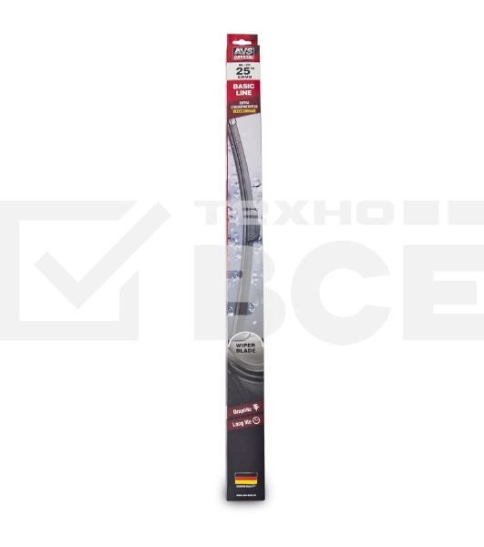 Щетки стеклоочистителя AVS BL-25 б/к 63см ''25 (1шт.) универсальные