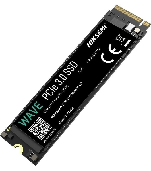 Накопитель SSD M.2 HIKSEMI 512Gb HS-SSD-WAVE(P) 512G (PCI-E 3.0 x4, up to 2500/1025MBs, 3D NAND, 120TbW)
