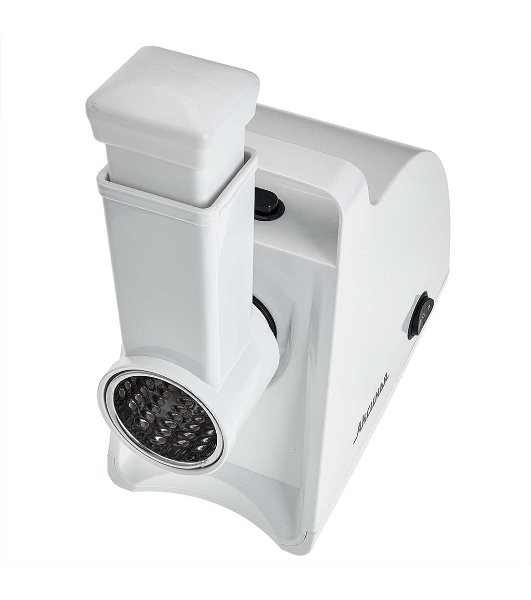 Мясорубка электрическая АКСИНЬЯ КС-2005С белый, 2000 Вт, 1.8 кг/мин, реверс, защита от перегрузки, насадки - 7