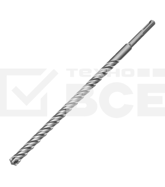 Бур по бетону Denzel цельная крестовая пластина, 14x315 мм, SDS PLUS