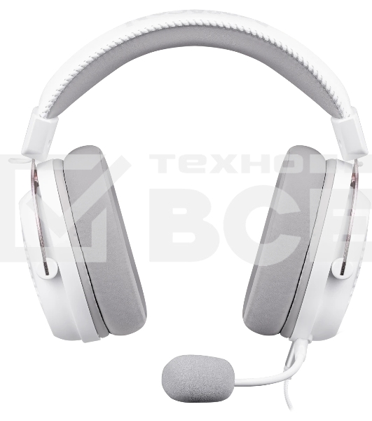 Гарнитура проводная игровая Defender Diomedes white (USB, звук 7.1, легкий, Redragon)