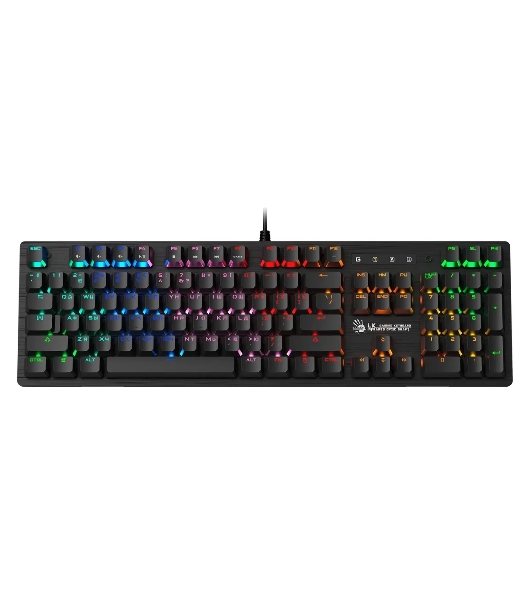 Клавиатура проводная A4 Bloody B820R Blue S механическая черный USB LED