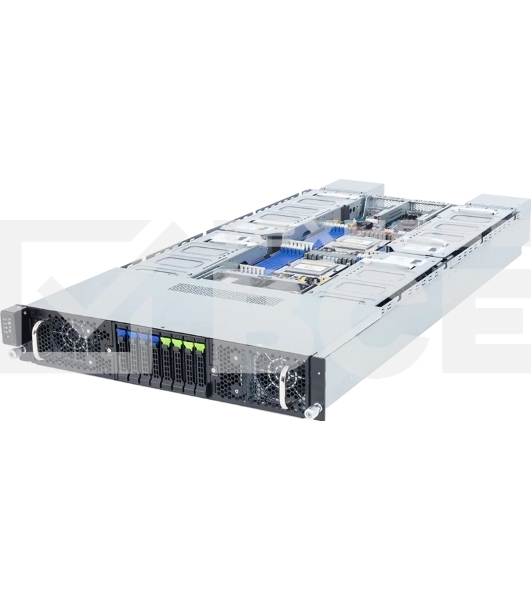 Серверная платформа Gigabyte Server Platform G294-Z43 / 2U / 2xAMD (9004/9005) / 2xHS /24xDIMM / 4xSFF NVME/SAS/SATA + 4xSFF SATA/SAS / 16xGPUs SS /2x10GbE / 16xFHFL + 2xLP / 2x3000W / Rails / 1Y