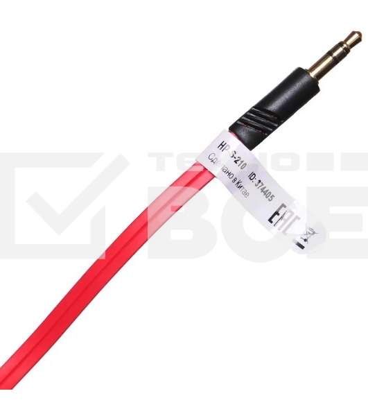 Проводные наушники Oklick HP-S-210 красный, внутриканальные, jack 3.5 мм