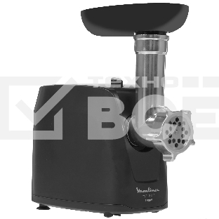 Мясорубка электрическая Moulinex ME112832 1600 Вт, черный/серебристый