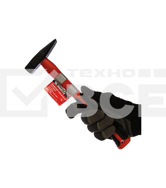 Молоток слесарный Matrix optimal 200 г, фибергласовая обрезиненная рукоятка, квадратный боек