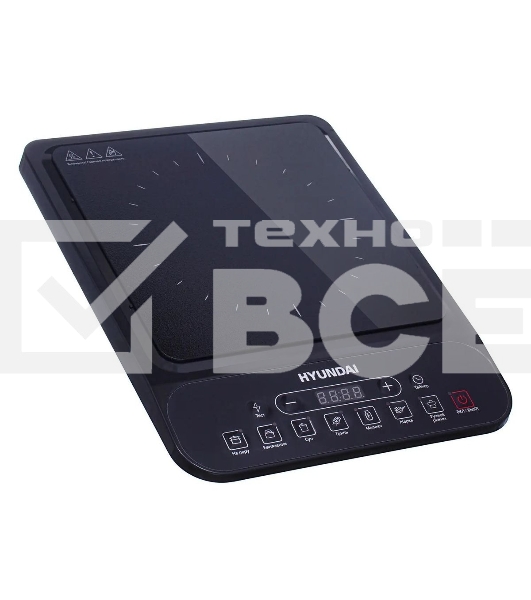 Плита настольная электрическая Hyundai HYC-0101 черный эмаль (настольная)
