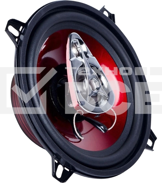 Колонки автомобильные Kicx SP 133 100Вт 89дБ 4Ом 13см (5дюйм) (ком.:2кол.) коаксиальные трехполосные