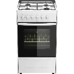 Плита комбинированная Darina 1B KM 441 301 W белый/черный, конфорок 4 шт, духовка 50 л, 50 см x 85 см x 53 см, фото 1