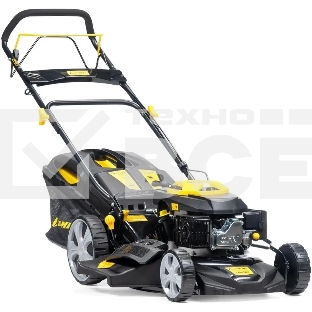 Газонокосилка Champion LM4627 (2,6кВт привод травосб.60л. шир.460мм 25-75мм 31,6кг 3в1)(Газонокосилка самоходная, Объем двигателя 139 см3, вес без травосборника 31,6 кг, Объем топливного бака 1,0 л, Мощность 2,6/3,5 кВт/л.с., объем травосборника 60 л, ширина среза 460 мм, высота среза 25-70 мм.)