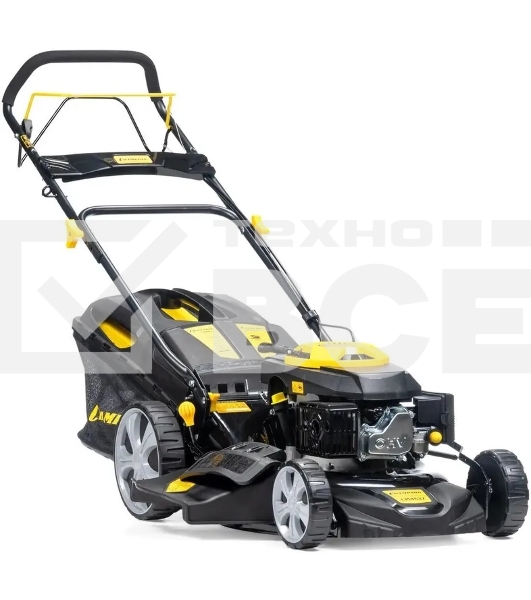 Газонокосилка Champion LM4627 (2,6кВт привод травосб.60л. шир.460мм 25-75мм 31,6кг 3в1)(Газонокосилка самоходная, Объем двигателя 139 см3, вес без травосборника 31,6 кг, Объем топливного бака 1,0 л, Мощность 2,6/3,5 кВт/л.с., объем травосборника 60 л, ширина среза 460 мм, высота среза 25-70 мм.)