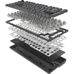 Клавиатура A4Tech Bloody MS76 проводная, USB Type-A, темно-серый, фото2