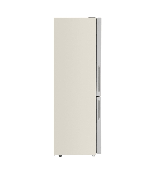 Холодильник Maunfeld MFF185NFBG Matt Inverter бежевый двухкамерный 240/100л морозилка снизу, No Frost