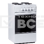 Плита электрическая Flama AE 1401 W белый, конфорок 4 шт, духовка 50 л, 50 см x 85 см x 60 см, фото 1