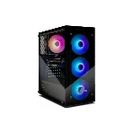 Компьютерный корпус ATX Eurocase A01 без БП 3 ARGB black, фото 1